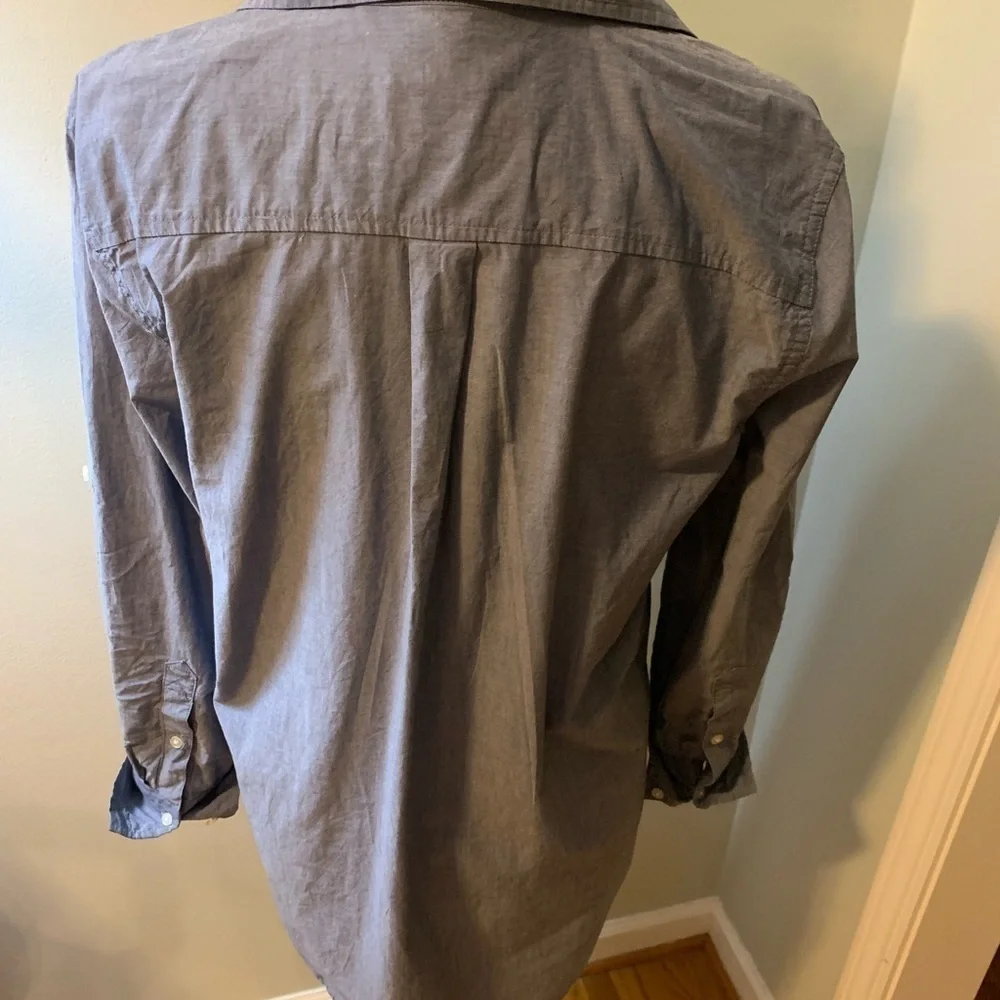 J.Crew cotton long shirt, size M